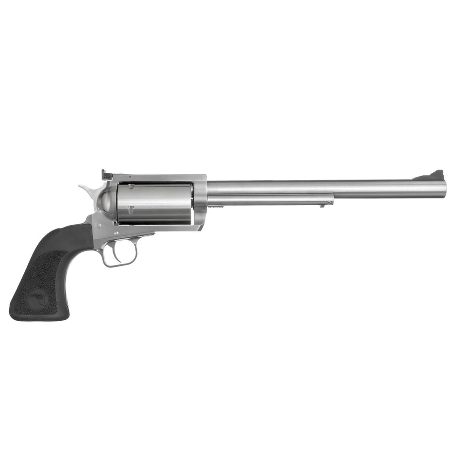 Magnum Research BFR30306 BFR Extra Large 30-30 Win 6 Shot 10" Brushed Stainless Steel Barrel & Cylinder, Stainless Steel Frame, Black Hogue Rubber Grip, Exposed Hammer