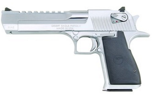 DESERT EAGLE 44M POLISH CHROME 6" BARREL | RUBBER GRIPS
