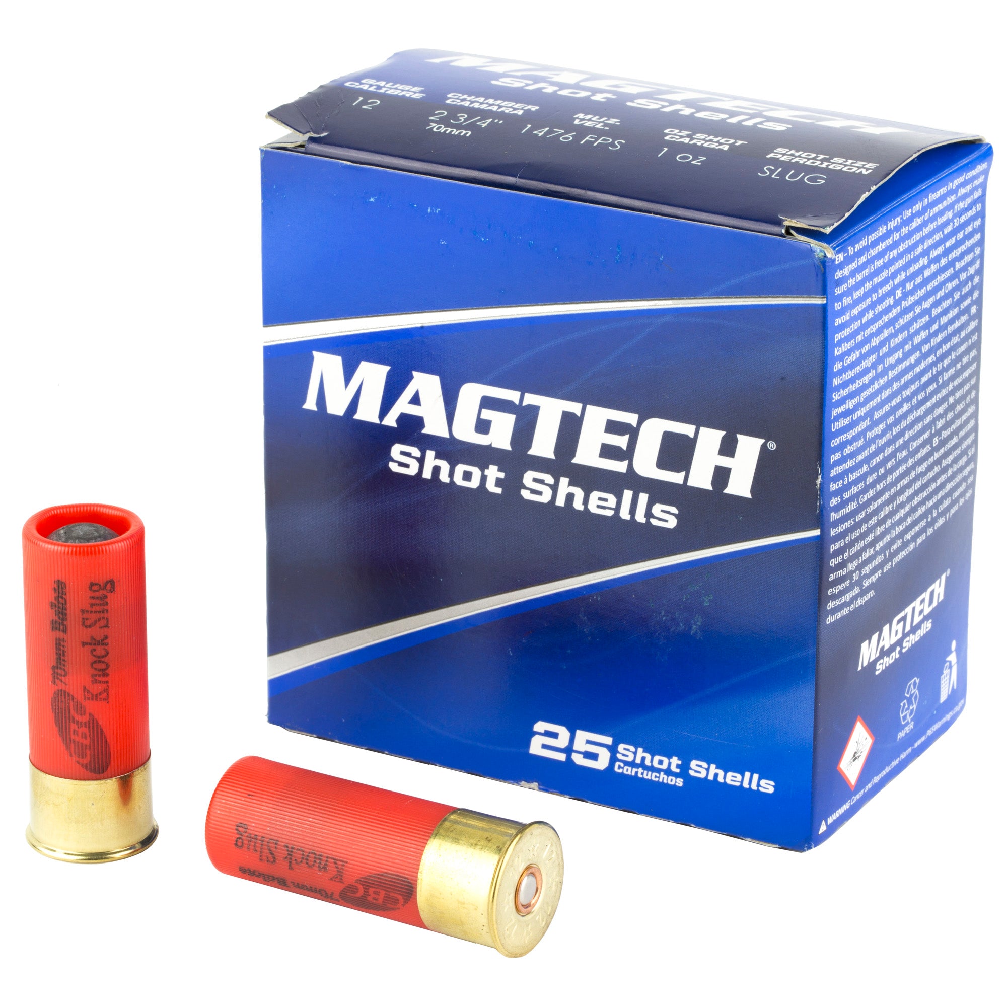 Magtech Shotshell Slug / Buckshot 12 Gauge 1 oz 2.75 in
