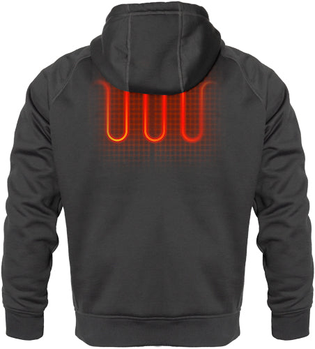 MOBILE WARMING MEN'S PHASE 2.0 HOODIE DARK GRAY X-LARGE!
