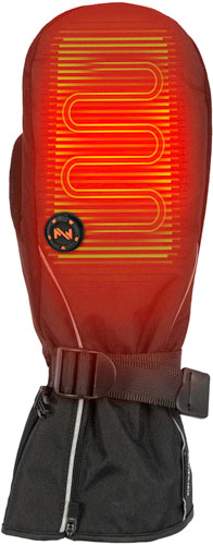MOBILE WARMING UNISEX STORM HEATED MITTEN BLACK LARGE!
