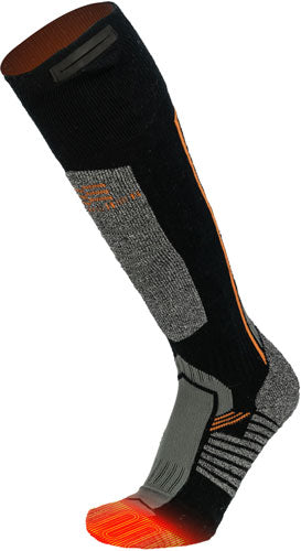 MOBILE WARMING MEN'S PRO MERINO HEATED SOCKS GRAY XLRG!