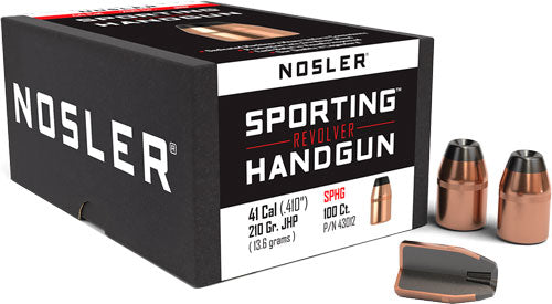 NOSLER BULLETS 41 CAL .410 210GR JHP 100CT