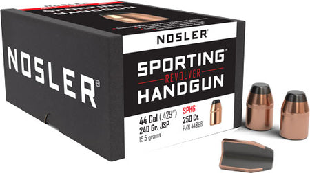 NOSLER BULLETS 44 CAL .429 240GR JSP 250CT