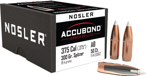 NOSLER BULLETS 375 CAL .375 300GR ACCUBOND 50CT