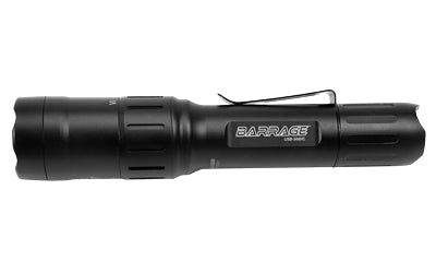 Nightstick USB-568XL BARRAGE USB Tactical Flashlight, 900 Lumen, 3 Hour Run Time, Matte Finish, Black USB-568XL