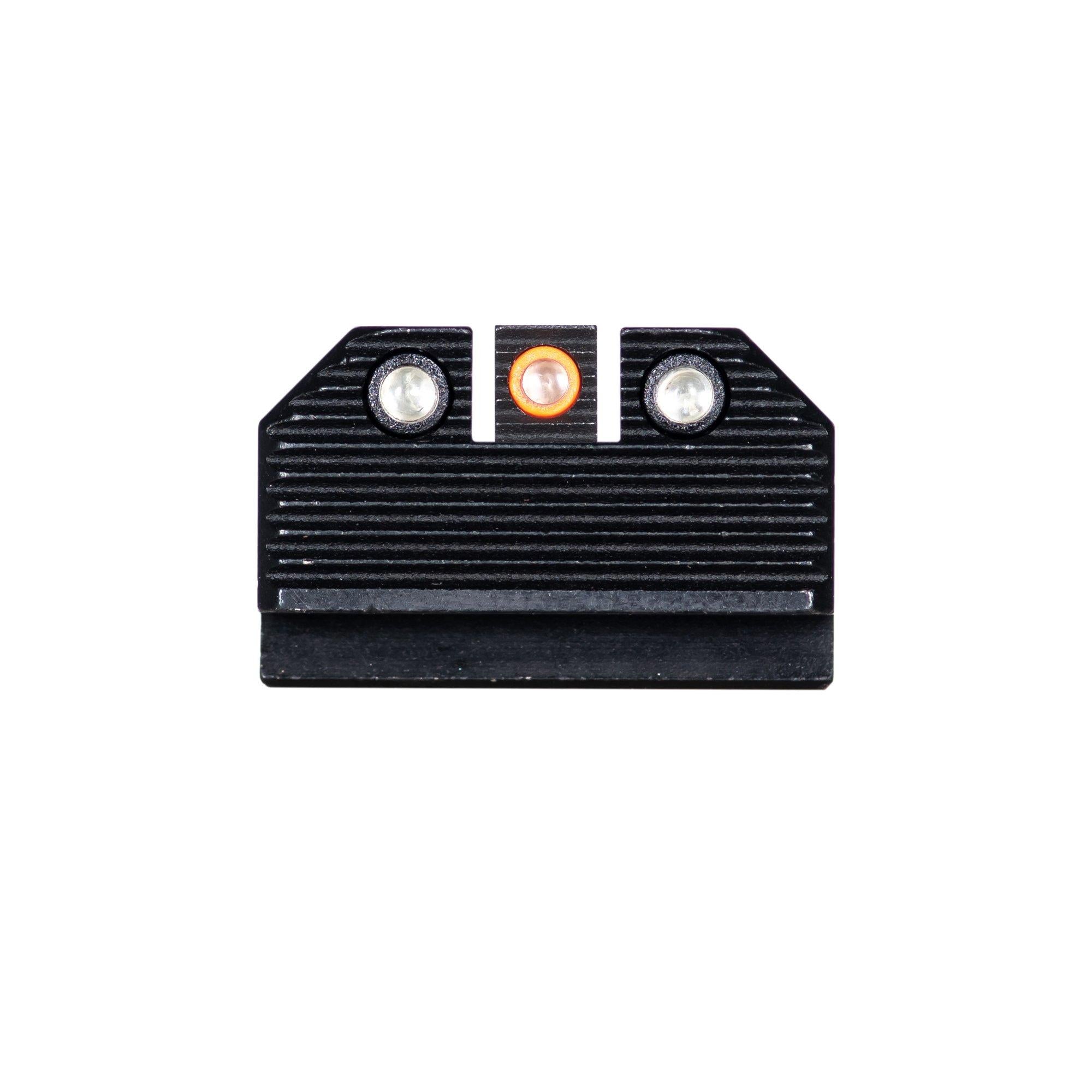 Night Fision Optics Ready Stealth Night Sight Set Orange Front Black Rear for Glock 43x MOS