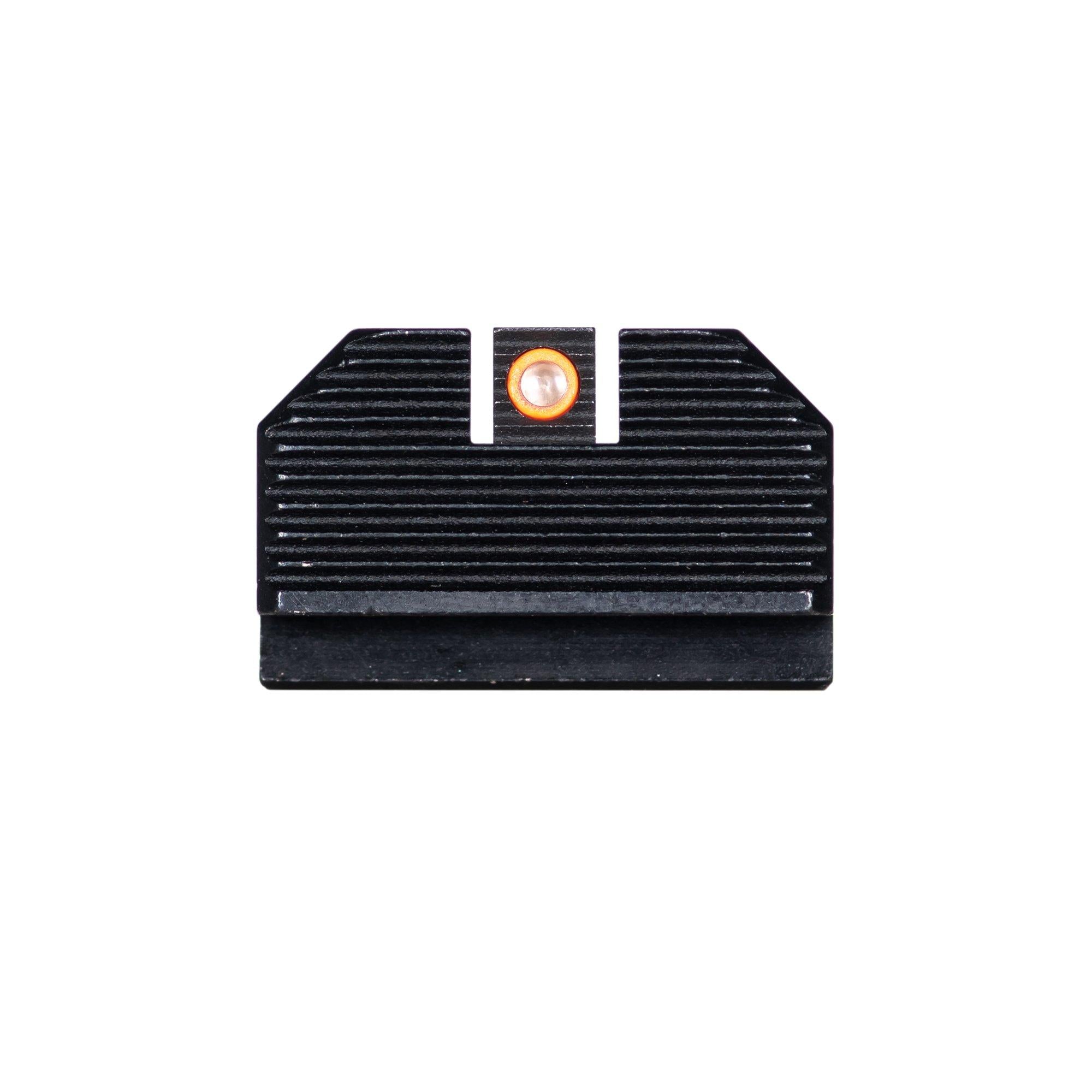 Night Fision Optics Ready Stealth Night Sight Set Orange Front Blank Rear Glock 43x MOS
