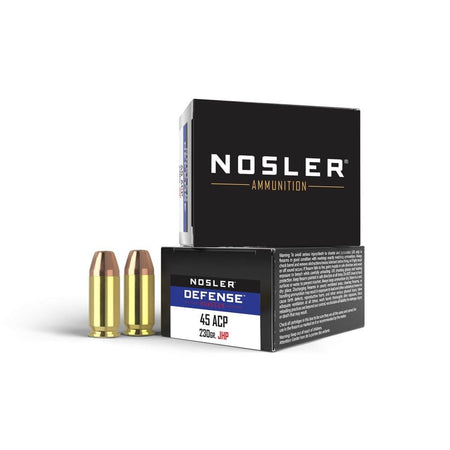 Nosler .45 ACP/Auto Defense 230gr BHP Ammo