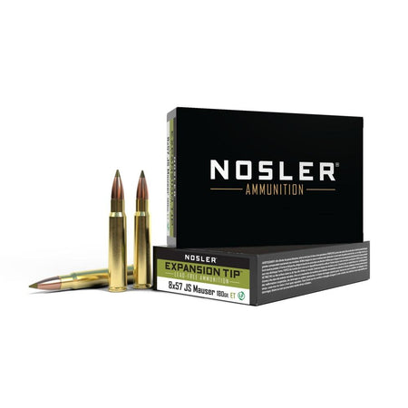 Nosler 8mm Mauser Expansion Tip 180gr PolyTip Ammo