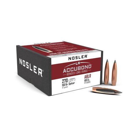 NOSLER BULLETS 270 CAL .277 150GR ACCUBOND LR 100CT
