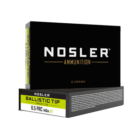 Nosler 43455 Match Custom Competition Hollow Point Boat Tail 140 Grain 6.5mm Creedmoor 2650 fps