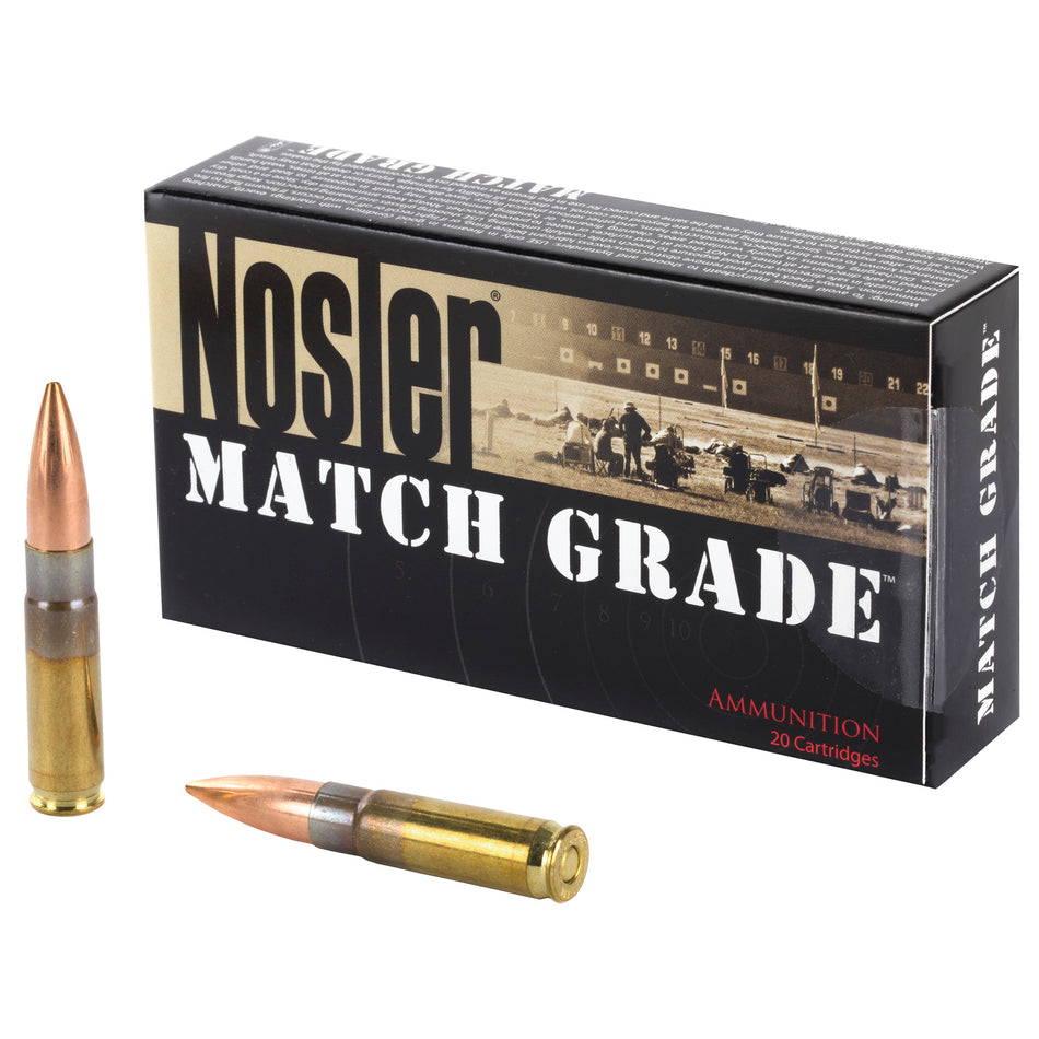 Nosler 51275 Match Subsonic Custom Competition Hollow Point Boat Tail 220 Grain .300 AAC Blackout 1020 fps