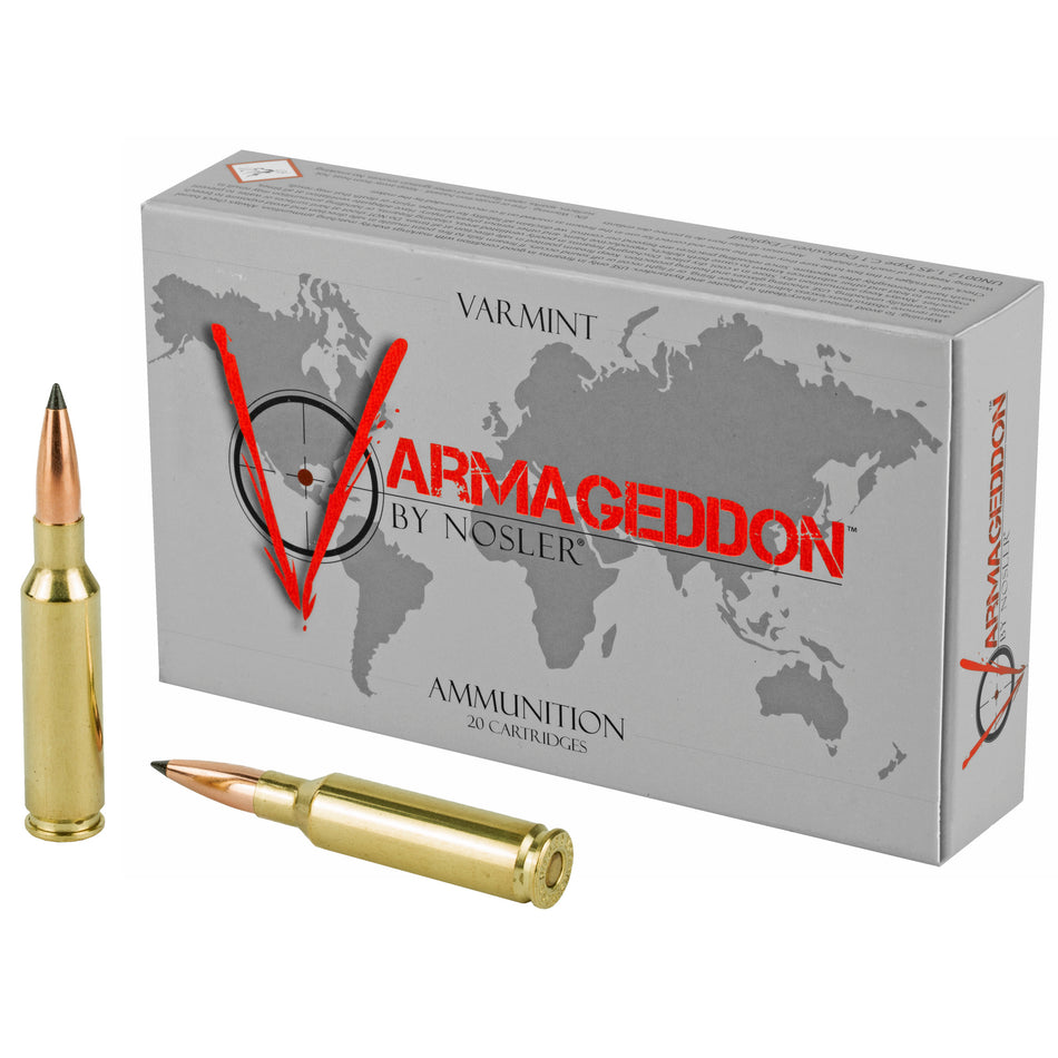 Nosler 6.5mm Creedmoor Varmageddon 90gr FB Tipped Ammo