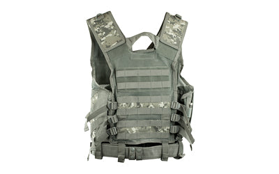 NcSTAR Tactical Vest, Nylon, Digital Camo, Size Medium- 2XL, Fully Adjustable, PALS Webbing, Pistol Mag Pouches, Rifle Mag Pouches, Includes Pistol Belt with Additional Accessory Pouches CTV2916D