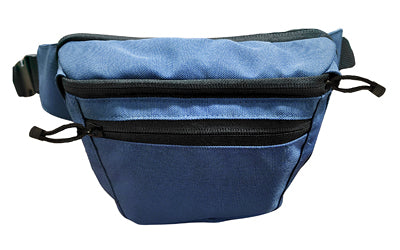 NcSTAR CCW Fanny Pack, Blue, Fully Adjustable Waist Strap Extends Out to 60" CVFP3057BL