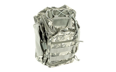 NcSTAR First Responder Utility Bag, Nylon, Gray Digital Camo, MOLLE / PALS Webbing, Rear Concealed Carry Pocket, Shoulder Strap CVFRB2918D
