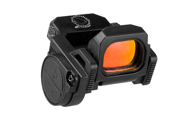 NcSTAR Flip Dot Pro, Red Dot Optic, 22X16MM Objective, 3 MOA Dot, Folding Design, Matte Finish, Black, Includes Picatinny Mount, Dovetail Mount for Glocks, and Mounting Plates for Glock MOS and RMR VDFLIPPRO