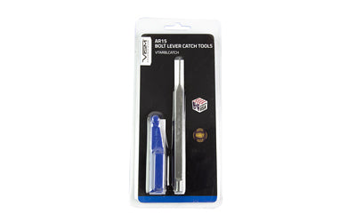 NcSTAR AR15 Bolt Catch Lever Tool, Includes Polymer Drift Punch Guide Jig and Steel Punch, Black and Blue VTARBLCATCH