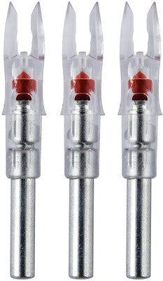 NOCKTURNAL LIGHTED NOCK S-SERIES RED 3/PACK
