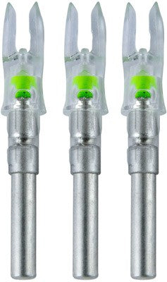NOCKTURNAL LIGHTED NOCK S-SERIES GREEN 3/PACK