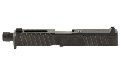 Noveske DM Slide, Noveske Barrel Threaded 1/2X28, DLC Finish, Black, Direct Mount Optics Ready, Fits GLOCK 19 Gen 3, Includes Noveske End Plate, Cover Plate w/Rear Sight, Front Sight 03002697