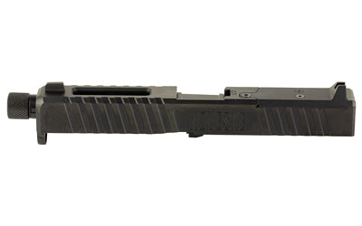Noveske DM Slide, Noveske Barrel Threaded 1/2X28, DLC Finish, Black, Direct Mount Optics Ready, Fits GLOCK 17 Gen 5, Includes Noveske End Plate, Cover Plate w/Rear Sight, Front Sight 03002707