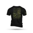 Nine Line American Camo Short Sleeve Shirt Black Triblend XL