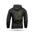 Nine Line American Camo Hooded Sweatshirt Black L