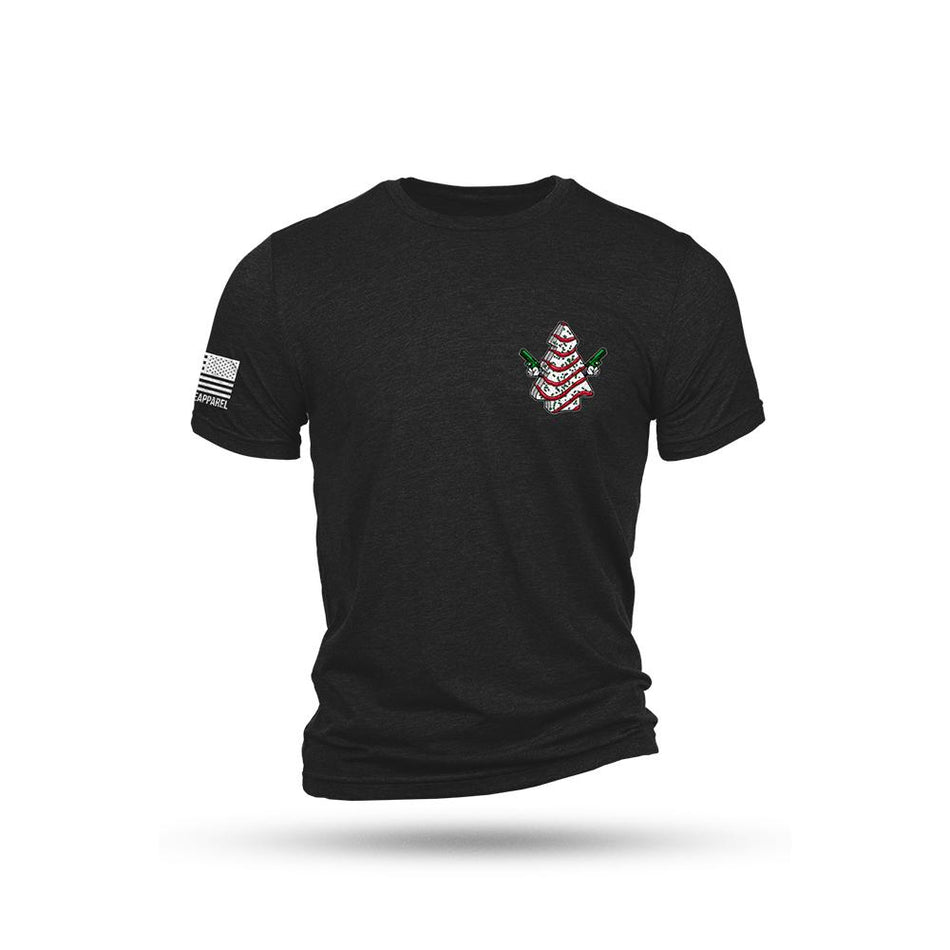 Nine Line Cake Tree Triblend Short Sleeve Shirt Black M