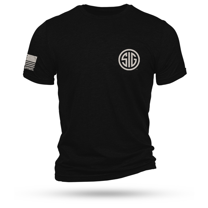 Nine Line Sig Sauer Logo Short Sleeve Shirt Black S