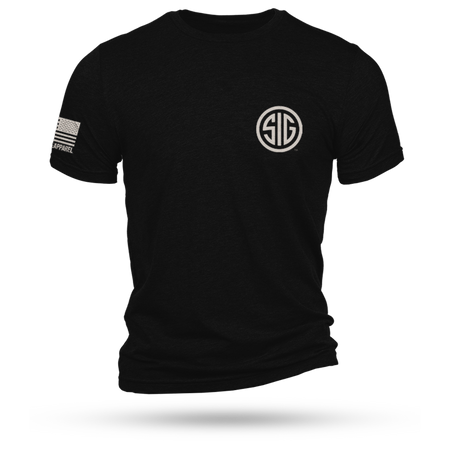 Nine Line Sig Sauer Logo Short Sleeve Shirt Black M