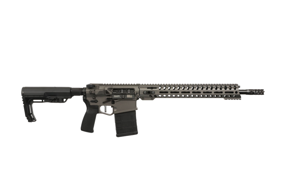 Patriot Ordnance Factory 01932 Revolution DI 308 Win 20+1 16.50" Black Nitride Tungsten Cerakote