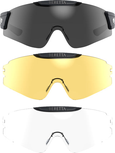 BERETTA INTERMASK EYEGLASSES INTERCHANGE FUME/NEUTRAL/YLLW
