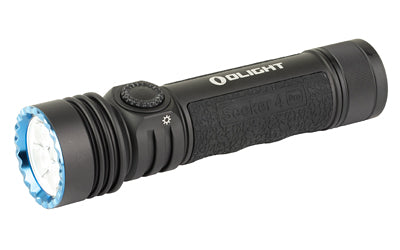 Olight Seeker 4 Pro Neutral White, Rechargeable Handheld Flashlight, 4,600 Lumens, Black SEEKER4PROMTBKNW