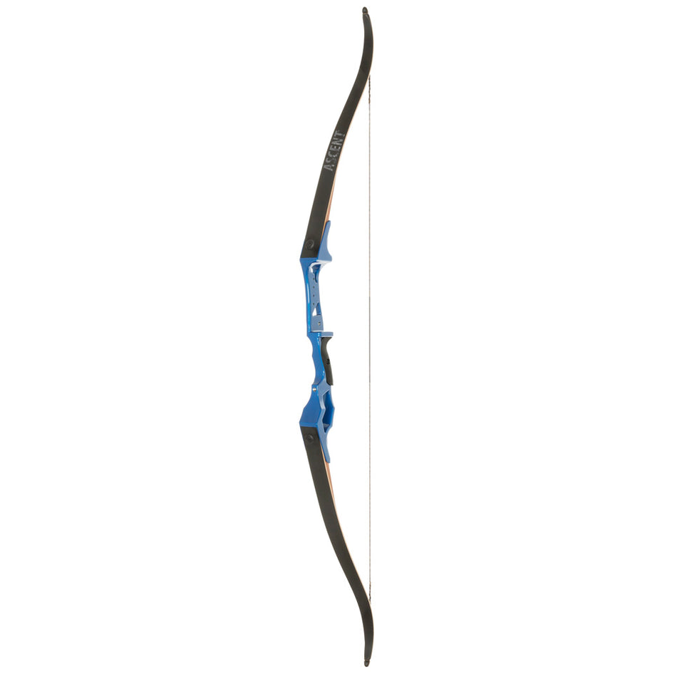 October Mountain Ascent Recurve Bow Blue 58 in. 50 lbs. RH