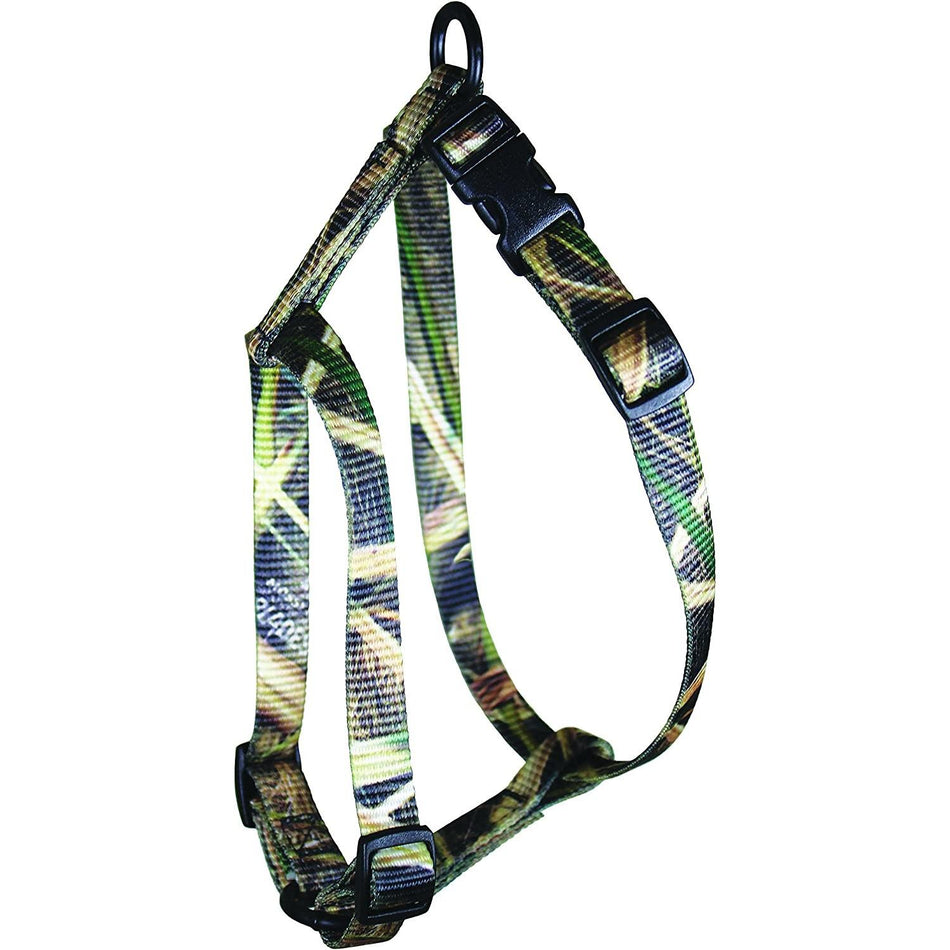 Omnipet Kwik Klip Adjustable Nylon Pet Harness 1" 1 Ply Mossy Oak Duck Blind