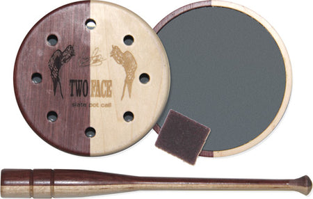 PITTMAN GAME CALLS TWO FACE SLATE POT TURKEY CALL