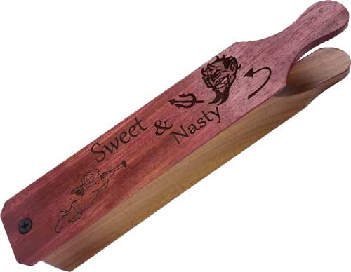 PITTMAN GAME CALLS BOX CALL SWEET N NASTY DOUBLE SIDED