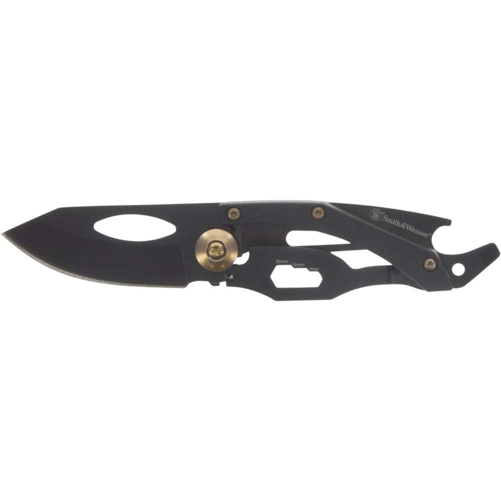 Smith & Wesson Small Folding Knife 2" Drop Point Blade Black
