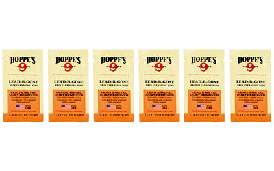 Hoppe's Lead Be Gone, Wipes, 6 Count LBG6