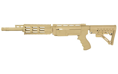 Archangel AA556RNBDT AR-15 Style Conversion Stock Desert Tan Synthetic 6 Position Collapsible for Ruger 10/22 (No Bayonet)