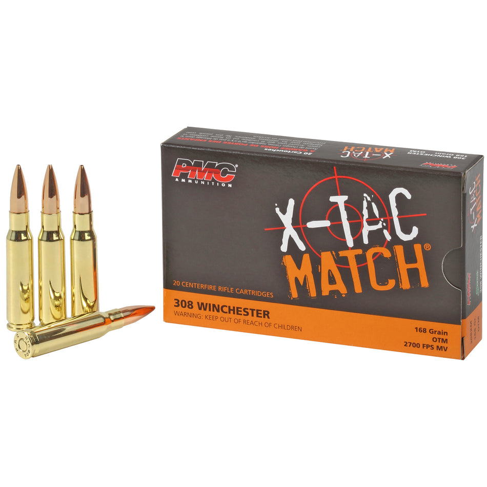 PMC .308 Win X-Tac 168gr OTM Ammo