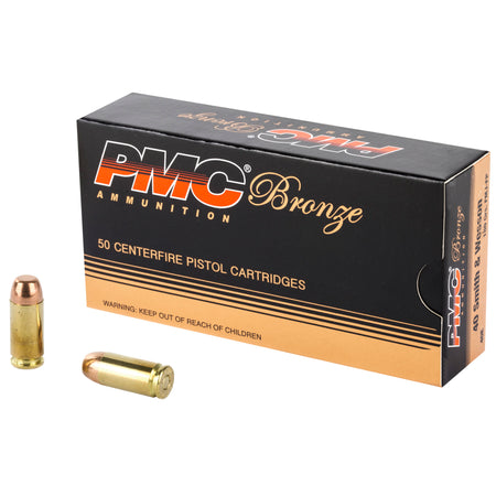 PMC .40 S&W Bronze 180gr FMJ FP Ammo