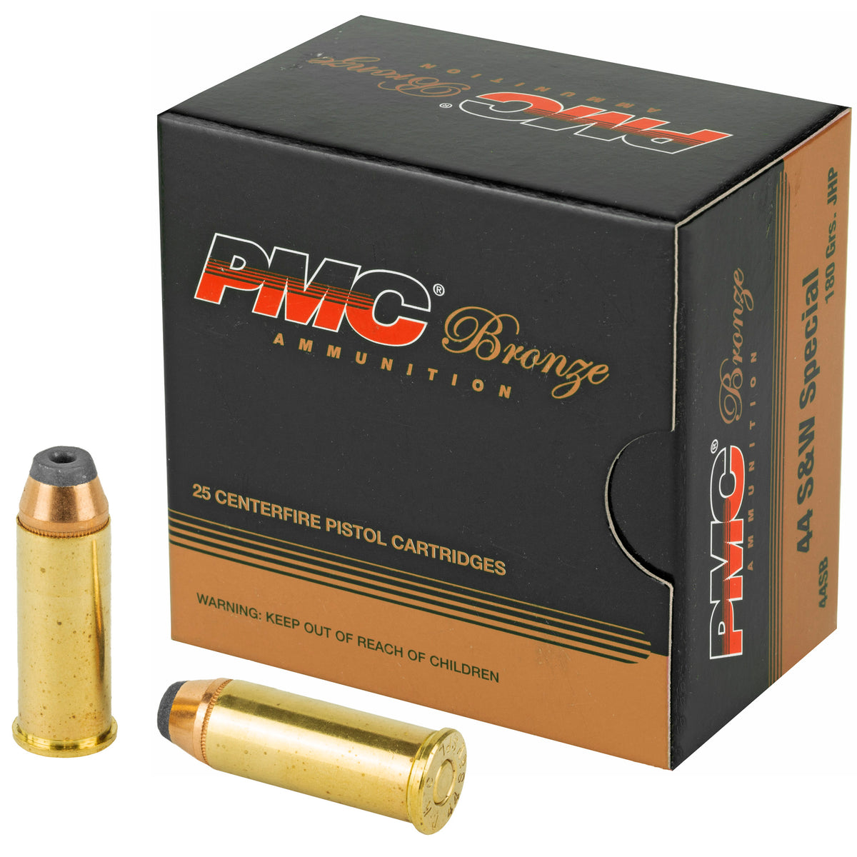 PMC .44 S&W Special Bronze 180gr JHP Ammo