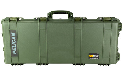 Pelican 1700 Protector Long Case, OD Green, Hard Case, Interior 39"x19"x7", Watertight, Crushproof, Dustproof 017000-0000-130
