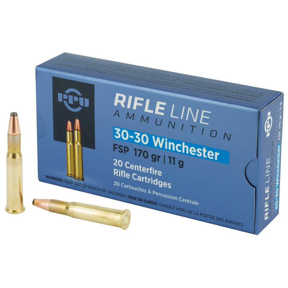 PPU .30-30 Winchester 170gr FSP Ammo