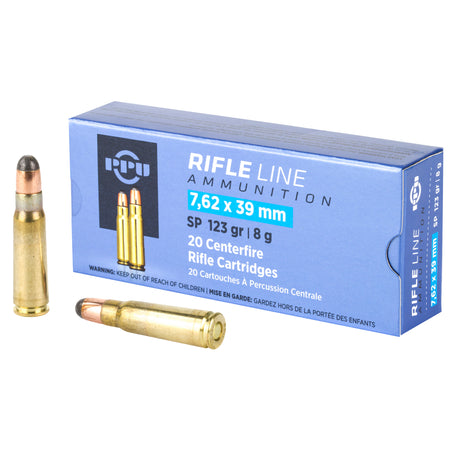 Prvi Partizan 7.62x39mm Metric Rifle 123gr JSP Ammo