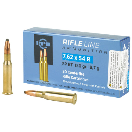 Prvi Partizan 7.62x54mmR Metric Rifle 150gr JSP Ammo