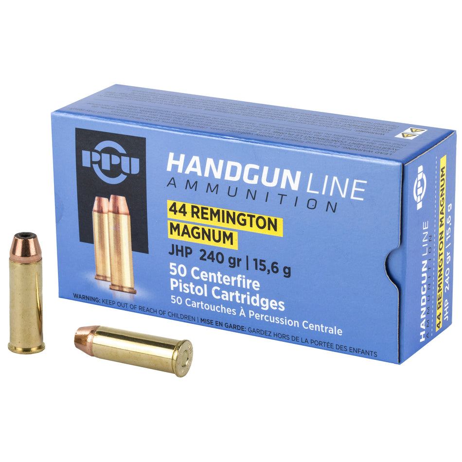 PPU .44 Magnum 240gr JHP Ammo
